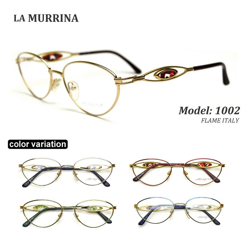 遠近両用メガネ La Murrina ラ ムリーナ 1002 全5色 オーバル 眼鏡 近視 遠視（遠近両用レンズ+メガネ拭き+布ケース付）送料無料  リモートワークにもおすすめ！ :lmn-1002-enkin:メガネ・サングラスのリュネメガネ - 通販 - Yahoo!ショッピング