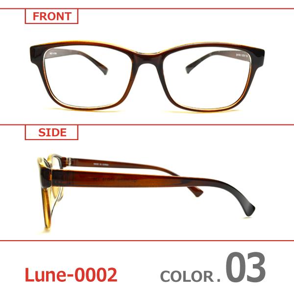 パソコン・スマホ用メガネ 度なし フレームタイプ 【 ウェリントン