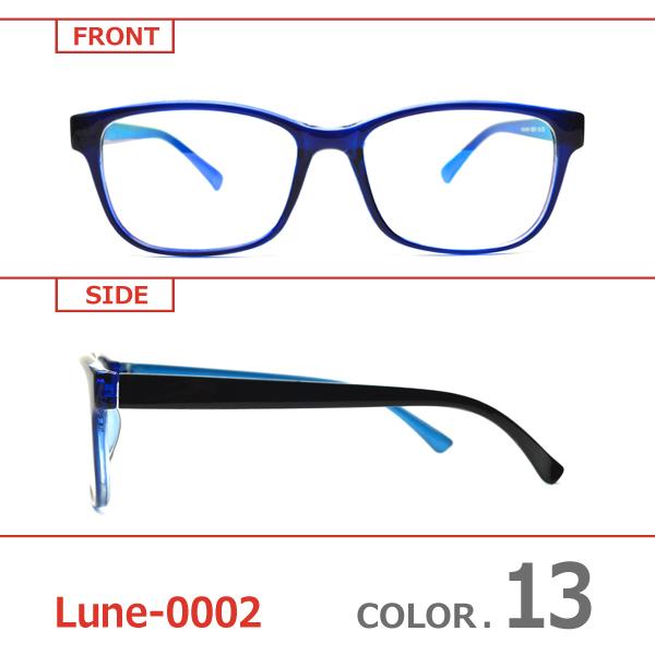 ブルーライトカットメガネ イエローレンズ 度入り・乱視対応 フレーム