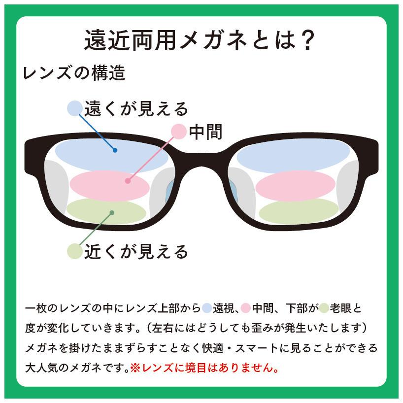 メガネ屋さんが選んだ遠近両用メガネ RO-827 眼鏡 近視 遠視（遠近両用