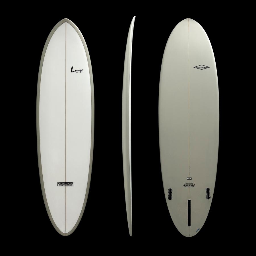 ミッドレングス　LUNG EPS 7.0 フィン付き LUNGE KITE ミッドレングス(EPS )クールグレイ : Lungesurf-Design