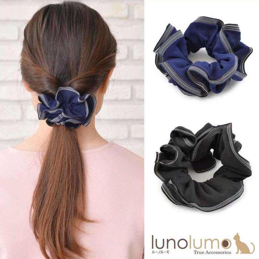 メール便送料無料 ワッフ生地のデザインシュシュ ヘアー 2359 ルーノルーモ ヤフー店 通販 Yahoo ショッピング