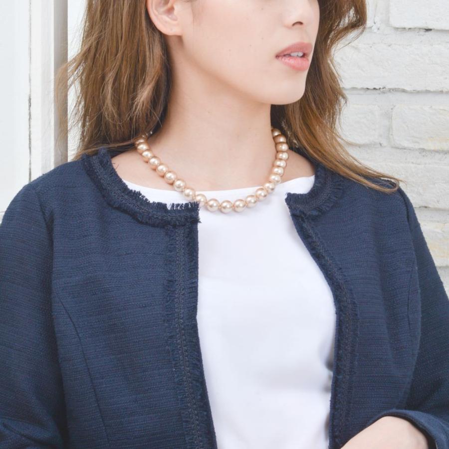 メール便送料無料 貝パール ネックレス 日本製 結婚式 二次会 