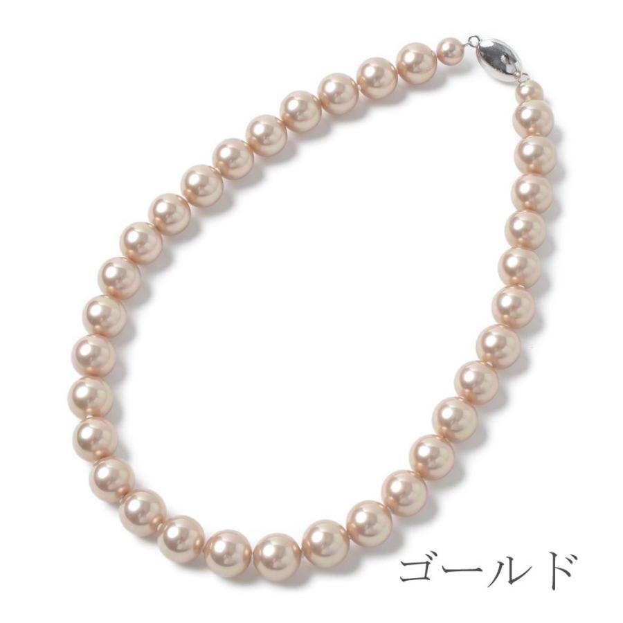 メール便送料無料 貝パール ネックレス 日本製 結婚式 二次会
