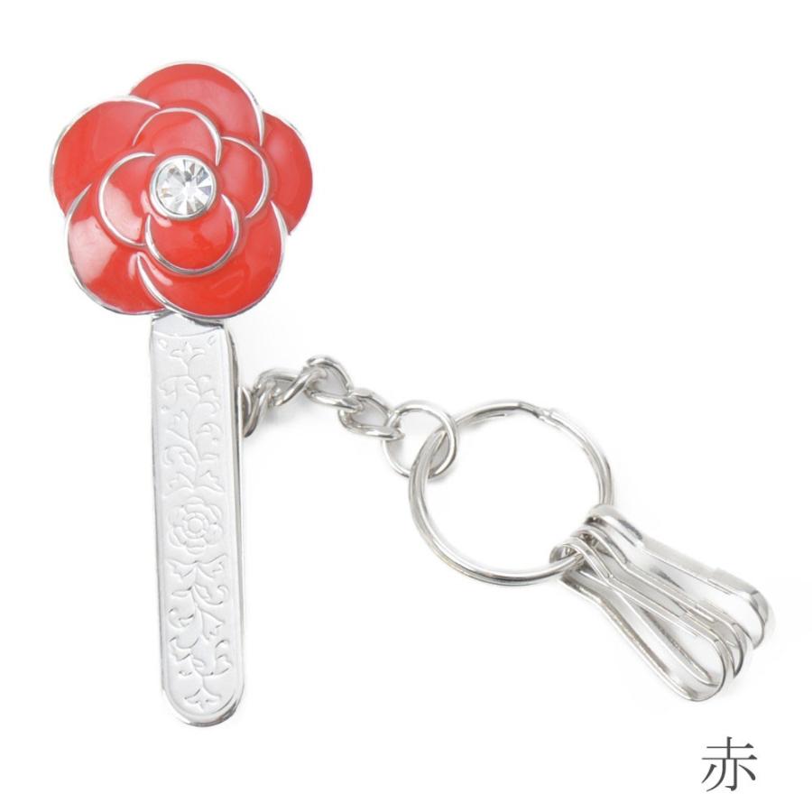 キークリップ キーホルダー 鍵 カギ かぎ 薔薇 バラ ローズ レディース メタル 赤 黒 白 Z ルーノルーモ ヤフー店 通販 Yahoo ショッピング