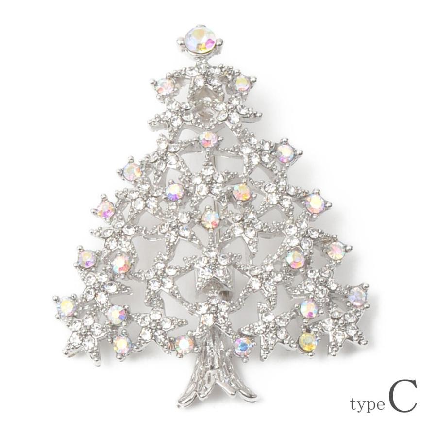 メール便送料無料 クリスマス ブローチ クリスマスツリー ツリー