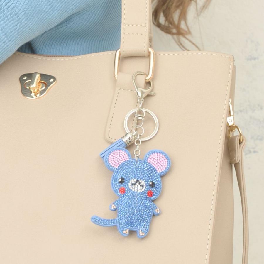 メール便送料無料 キーホルダー バッグチャーム ねずみ ネズミ 鼠