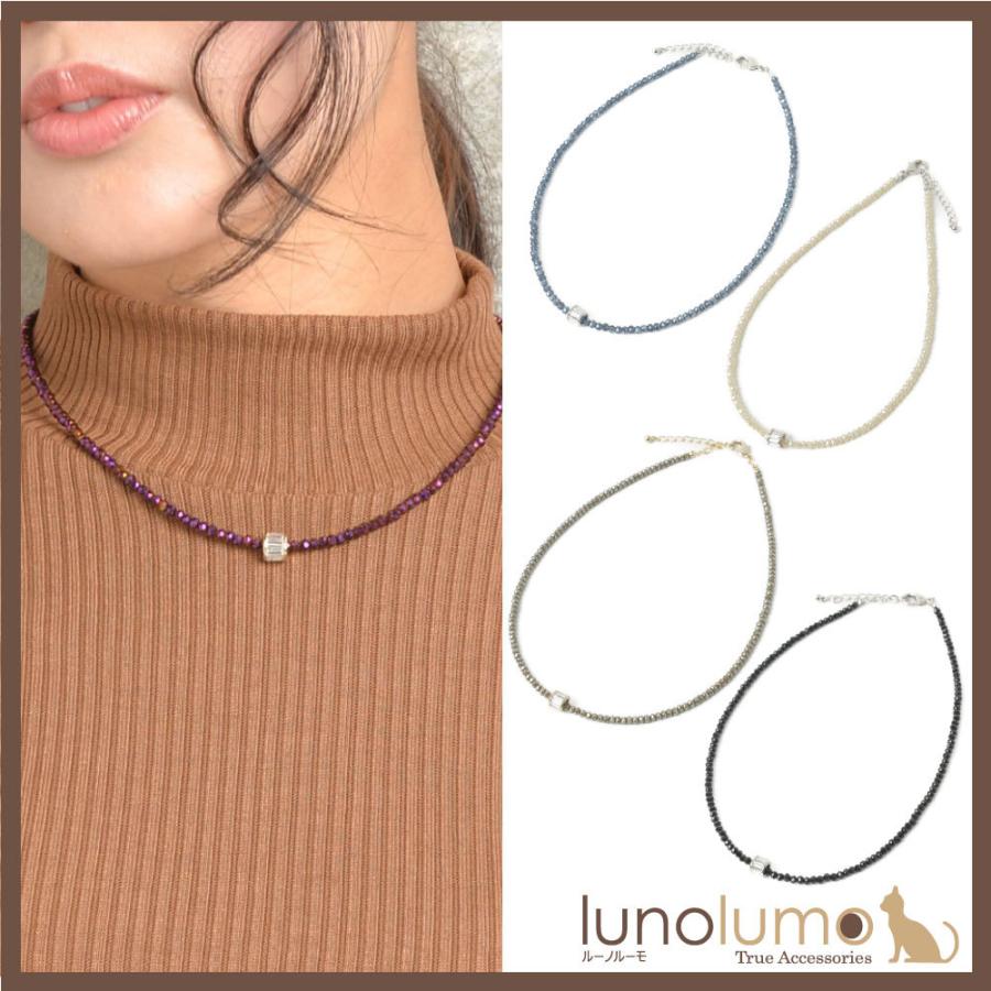 新品 lunolumo ボールモチーフ ネックレス2連＆ピアスセット 楽天市場 