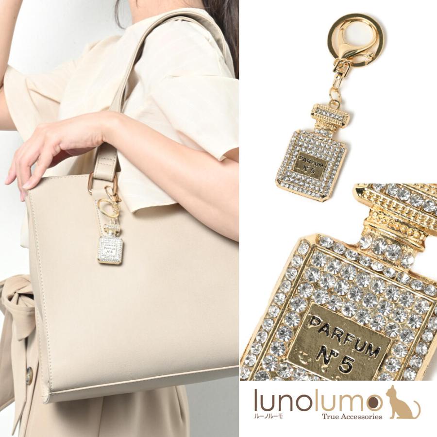 メール便送料無料 キーホルダー バッグチャーム 香水 香水瓶 ボトル キラキラ ラインストーン ゴールド プレゼント Z ルーノルーモ ヤフー店 通販 Yahoo ショッピング