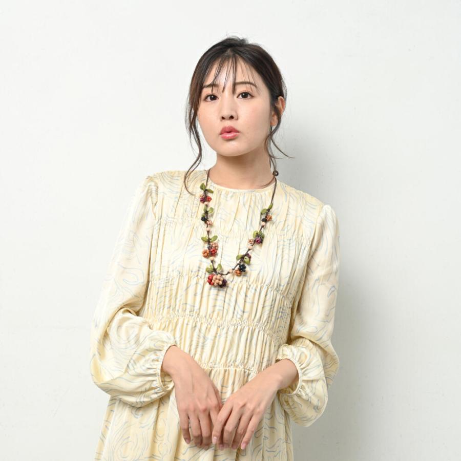 メール便送料無料 ネックレス レディース 天然素材 ウッド 木 木の実