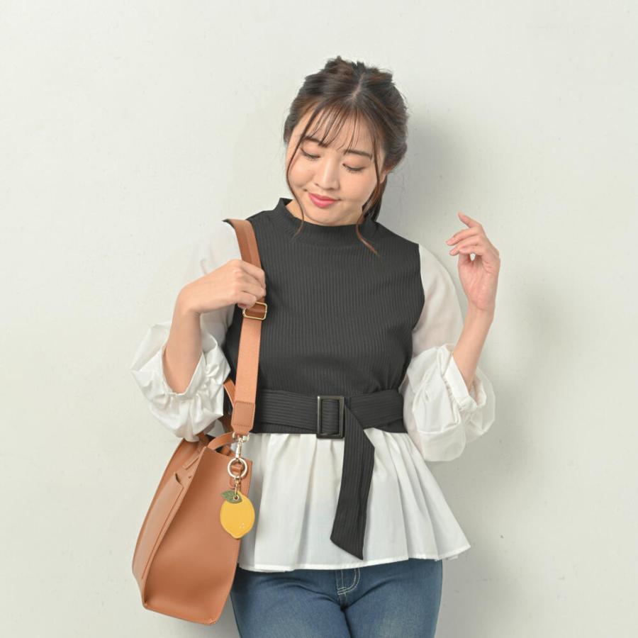 メール便送料無料 キーホルダー バッグチャーム レモン れもん