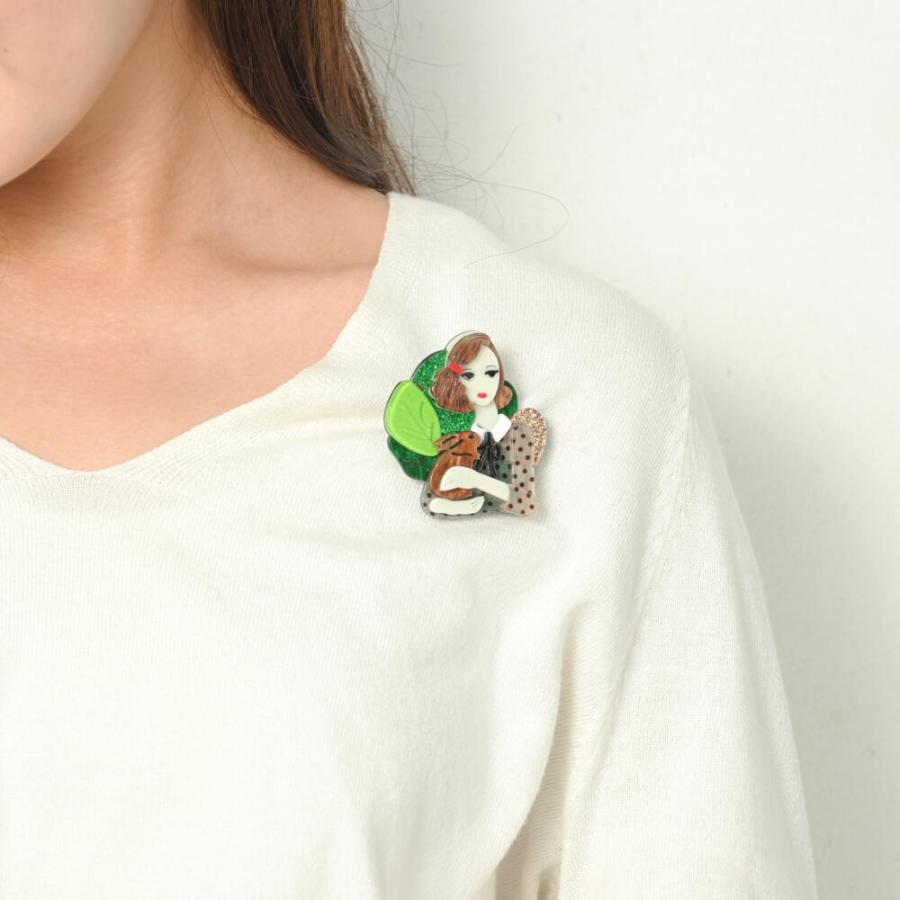 メール便送料無料 ブローチ レディース 女の子 ミセス マダム お洒落