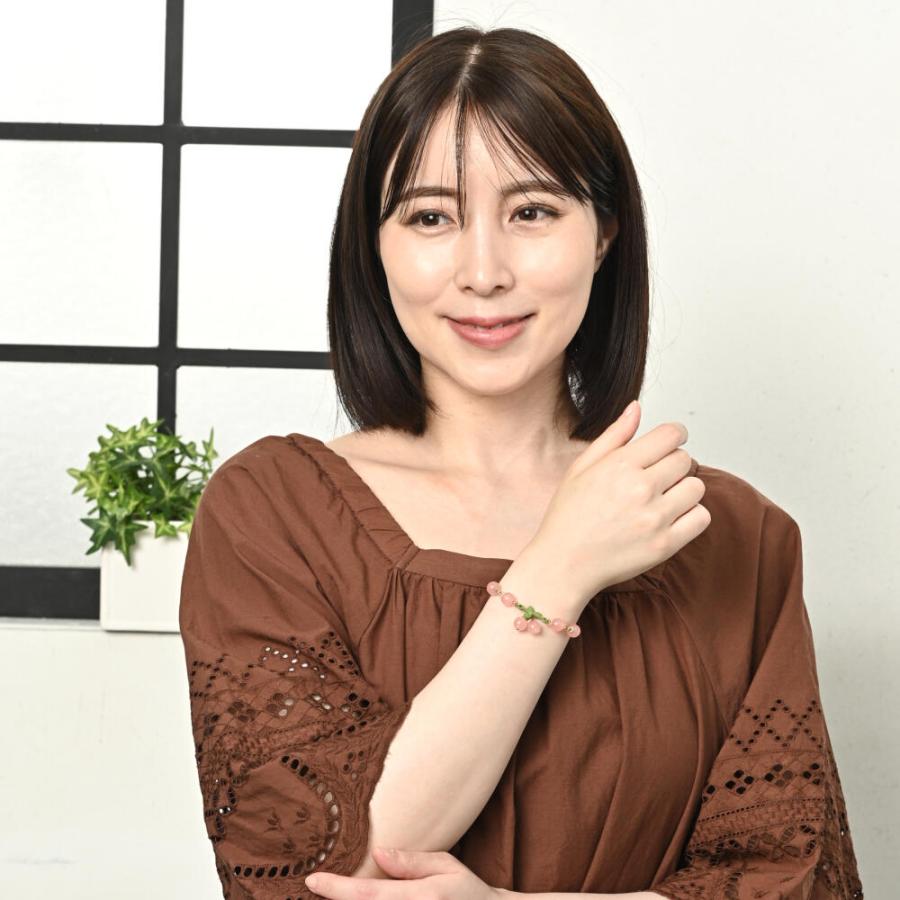 メール便送料無料 ブレスレット レディース ゴールド すずらん 鈴蘭