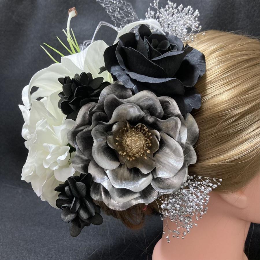 Lupine 大輪 髪飾り カサブランカ ダリア 黒 バラ アネモネ 白 豪華 11本セット 結婚式 成人式 卒業式 袴 アーティフィシャルフラワー 造花 花 T1 T1 Lupineルピナス 通販 Yahoo ショッピング