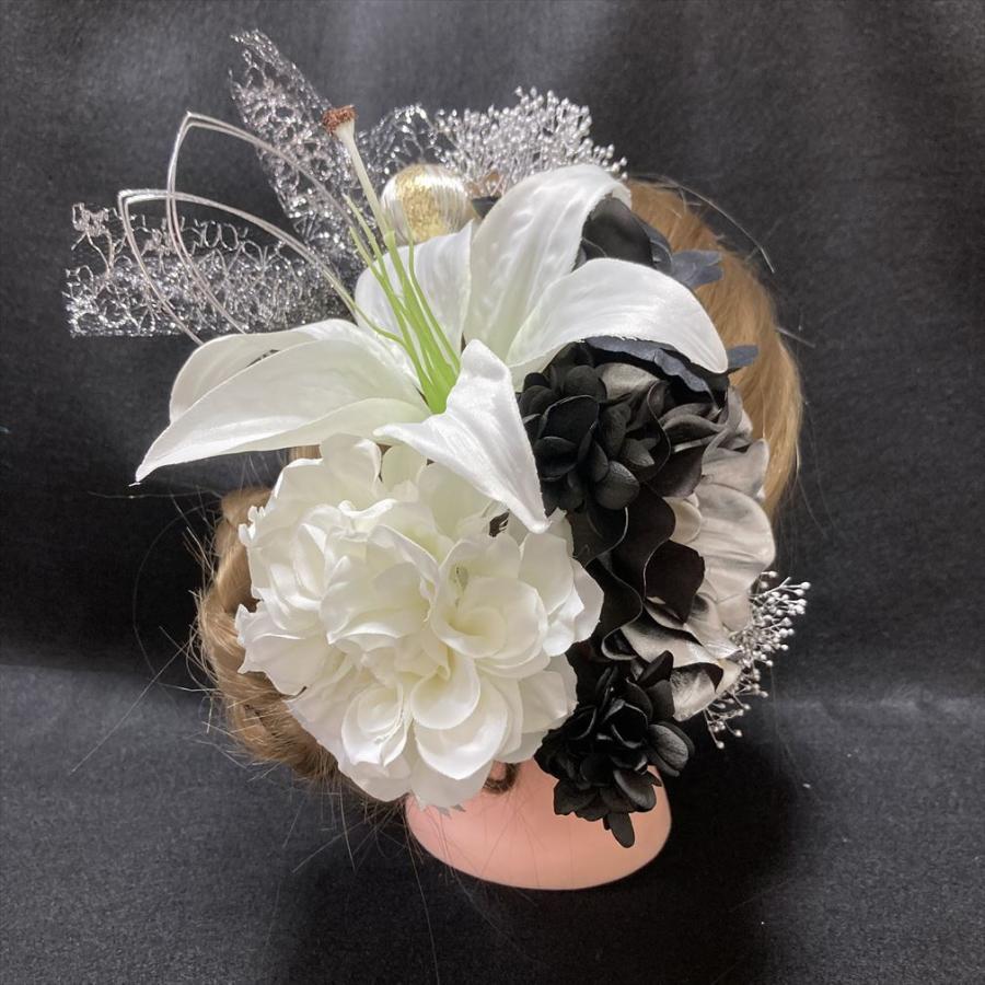 Lupine 大輪 髪飾り カサブランカ ダリア 黒 バラ アネモネ 白 豪華 11本セット 結婚式 成人式 卒業式 袴 アーティフィシャルフラワー 造花 花 T1 T1 Lupineルピナス 通販 Yahoo ショッピング
