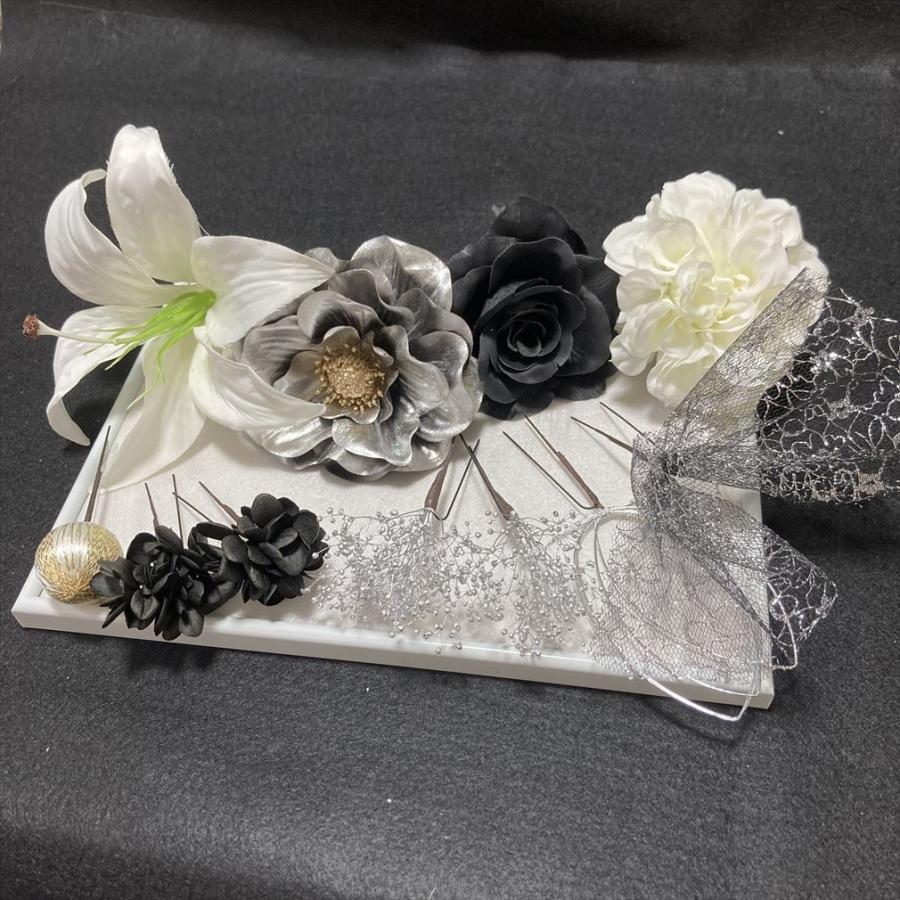 Lupine 大輪 髪飾り カサブランカ ダリア 黒 バラ アネモネ 白 豪華 11本セット 結婚式 成人式 卒業式 袴 アーティフィシャルフラワー 造花 花 T1 T1 Lupineルピナス 通販 Yahoo ショッピング
