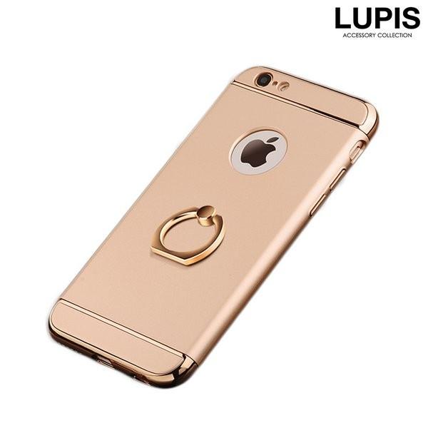 iPhoneケース マットカラー フィンガーリング iPhone6 iPhone7