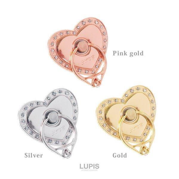 スマホリング バンカーリング ハート おしゃれ iPhone android ルピス