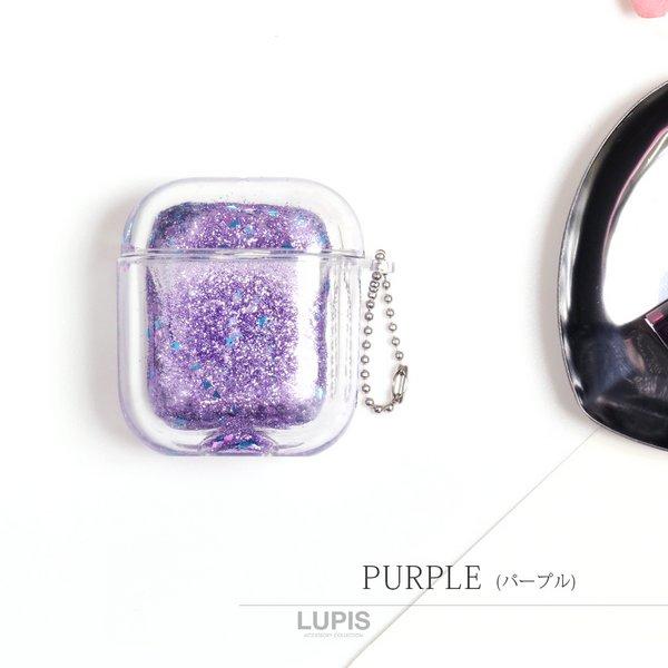 AirPods AirPods2 エアーポッズ ケース ラメ グリッター 液体 かわいい