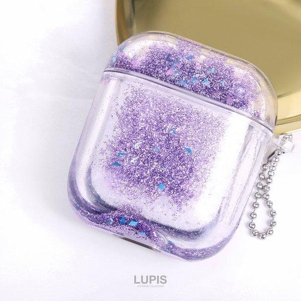 AirPods AirPods2 エアーポッズ ケース ラメ グリッター 液体 かわいい