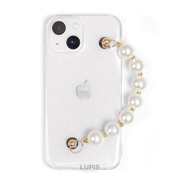 iPhoneケース パールチェーン iPhone13 iPhone13mini iPhone15