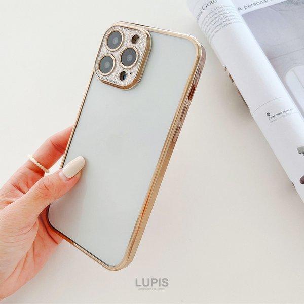iPhoneケース iPhone13 13Pro 14 レディース キラキラ レンズカバー