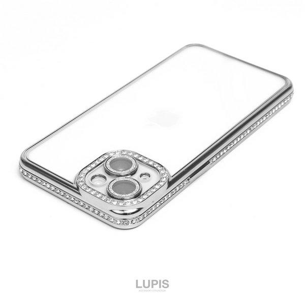 iPhoneケース iPhone14 iPhone15 ストーン レディース 背面クリア 透明