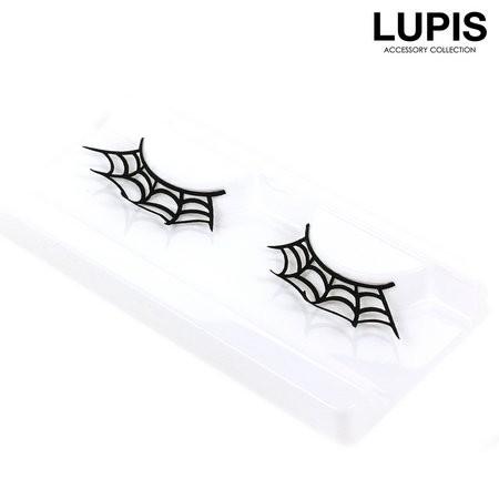 つけまつげ アイラッシュ ハロウィン 蜘蛛の巣 コスプレ 仮装 ブラック