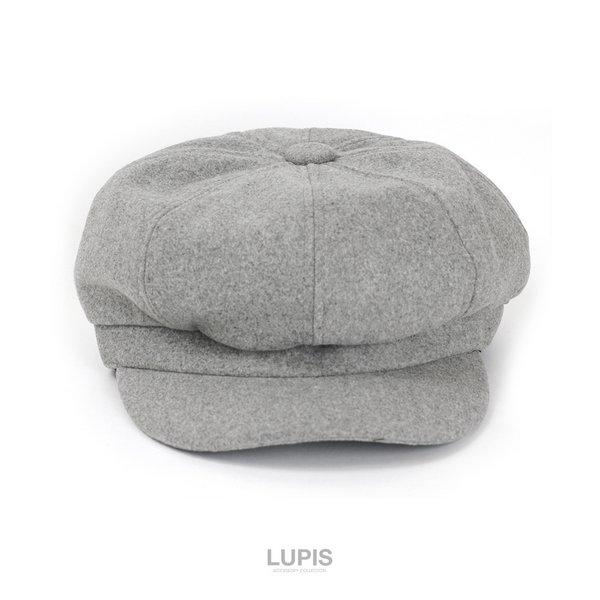 キャスケット レディース シンプル グレー ブラック おしゃれ カジュアル 高見え 秋冬 ルピス lupis | LUPIS | 01