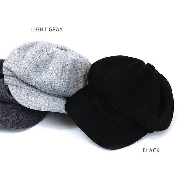 キャスケット レディース シンプル グレー ブラック おしゃれ カジュアル 高見え 秋冬 ルピス lupis | LUPIS | 05
