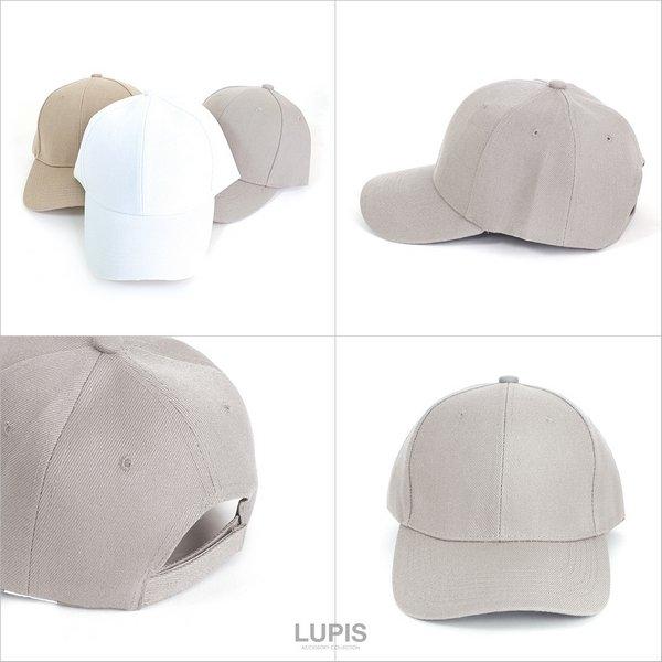 キャップ レディース シンプル 帽子 ベーシック 無地 ブラック ホワイト グレー ルピス lupis | LUPIS | 10