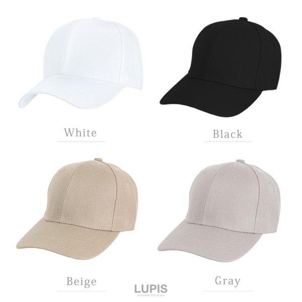 キャップ レディース シンプル 帽子 ベーシック 無地 ブラック ホワイト グレー ルピス lupis | LUPIS | 11