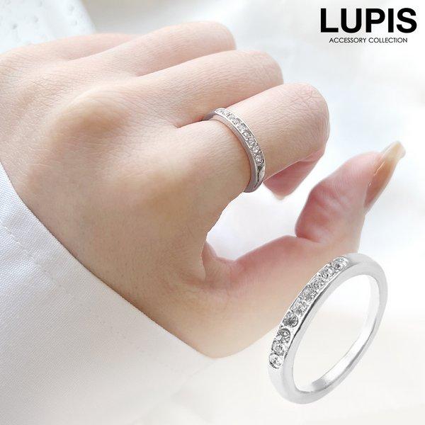LUPIS（ルピス） 指輪 リング レディース ハーフエタニティ ストーン