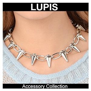 チョーカー レディース ネックレス スタッズ トゲトゲ パンク ロック ゴシック ゴールド シルバー ルピス LUPIS｜lupis｜06