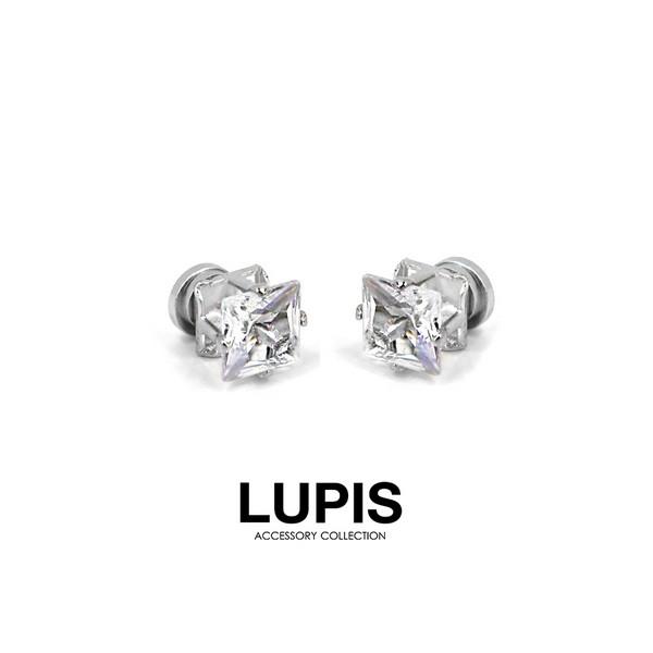 マグネットピアス イヤリング ピアス マグピ スクエア ラインストーン ルピス LUPIS｜lupis｜04