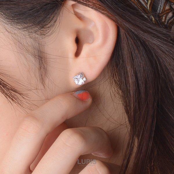 LUPIS（ルピス） マグネットピアス イヤリング ピアス マグピ スクエア