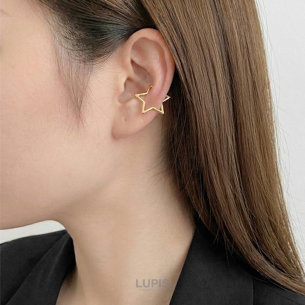 LUPIS（ルピス） イヤーカフ イヤリング スター 星 痛くなりにくい