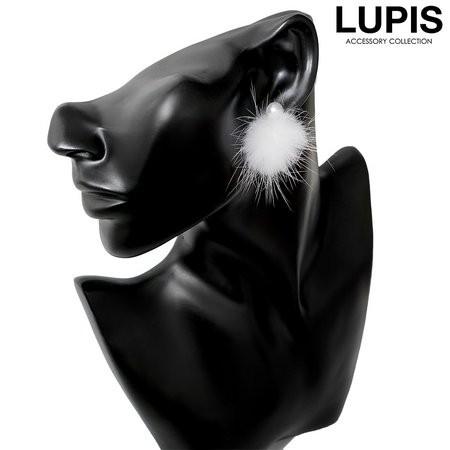 ピアス レディース フェイクファー バックキャッチ パール 大ぶり 大きめ ふわふわ おしゃれ かわいい ルピス lupis | LUPIS | 06
