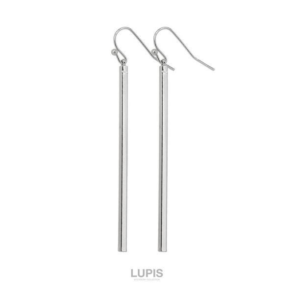 LUPIS（ルピス） ピアス フックピアス ロングバー スクエア メタル 