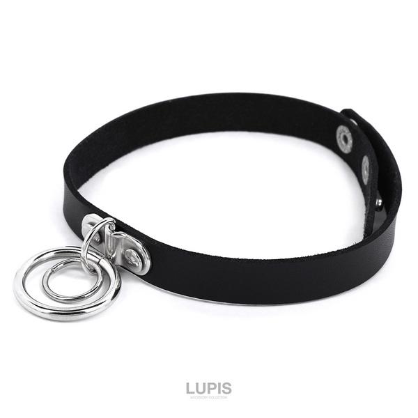 LUPIS（ルピス） チョーカー レディース ブラック 黒 リング サークル