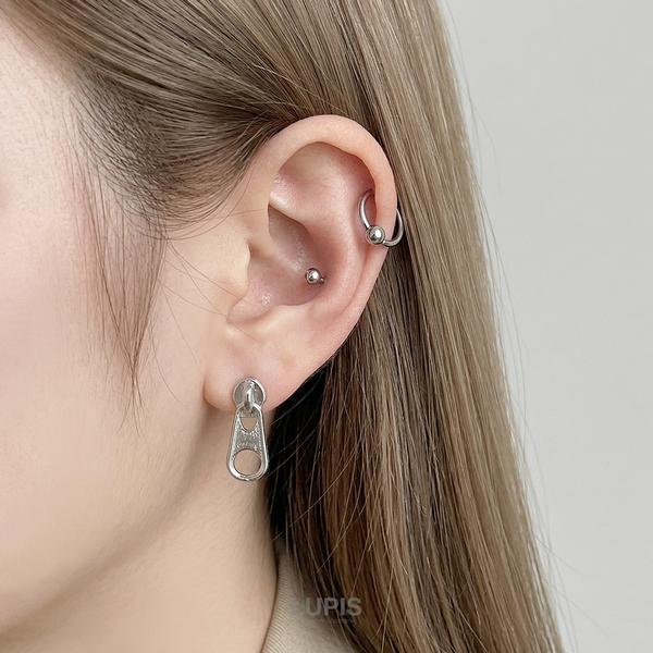 LUPIS（ルピス） ピアス レディース メンズ ジップ ジッパー チャック