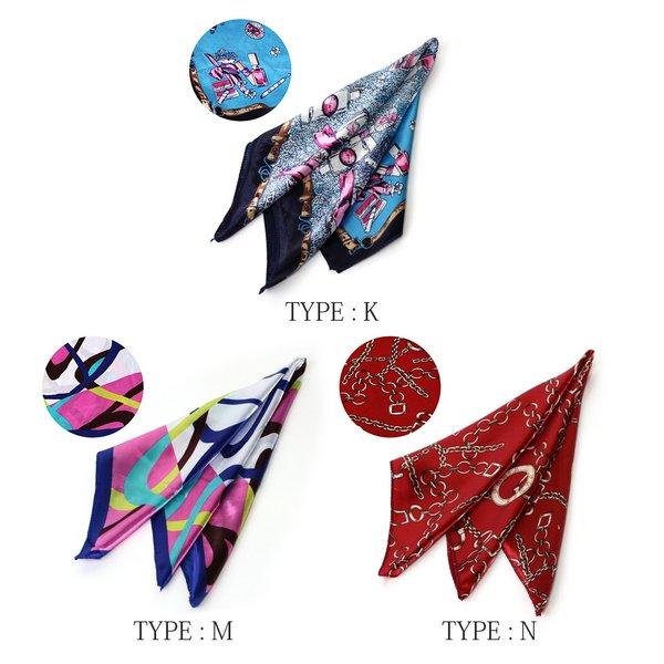 LUPIS スカーフ バンダナスカーフ バッグスカーフ レディース