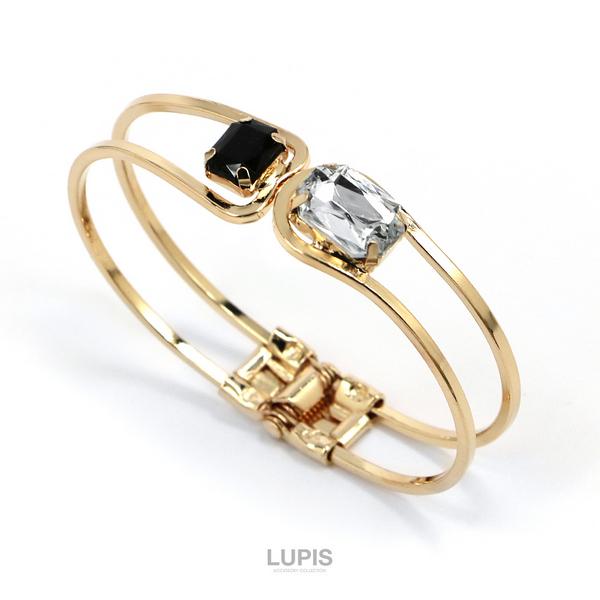 LUPIS（ルピス） バングル ブレスレット レディース ビジュー ストーン