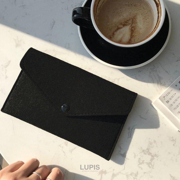 ☆まな☆マルチケース＆Wファスナーフラットポーチ LUPIS（ルピス） ポーチ フラットポーチ レディース 小物入れ フェルト