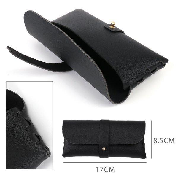 メガネケース 眼鏡ケース 眼鏡入れ サングラスケース フェイクレザー