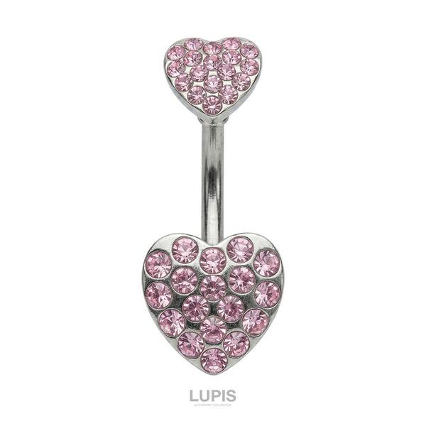 LUPIS（ルピス） ボディピアス 14G バナナバーベル へそピアス 軟骨
