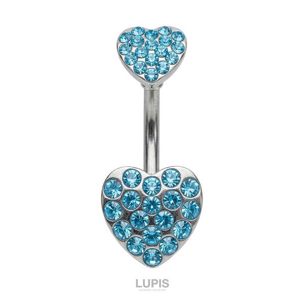 LUPIS（ルピス） ボディピアス 14G バナナバーベル へそピアス 軟骨
