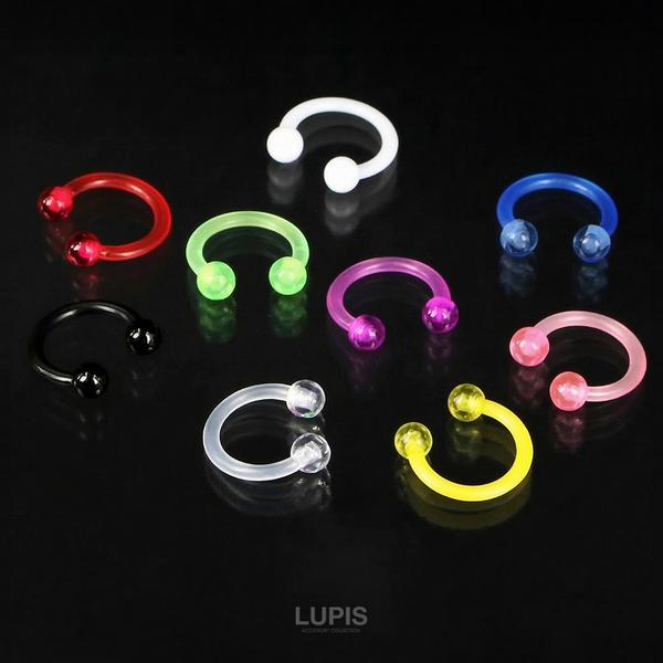 LUPIS（ルピス） ボディピアス 16G サーキュラーバーベル アクリル
