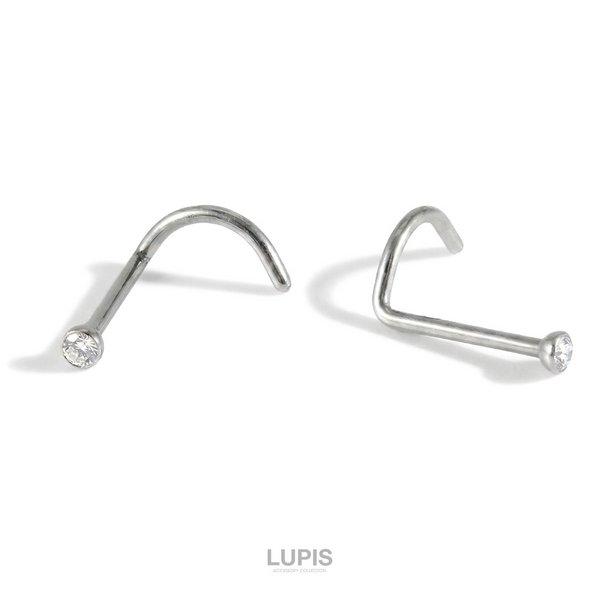 LUPIS（ルピス） ボディピアス 鼻ピアス 20G ノストリル スクリュー