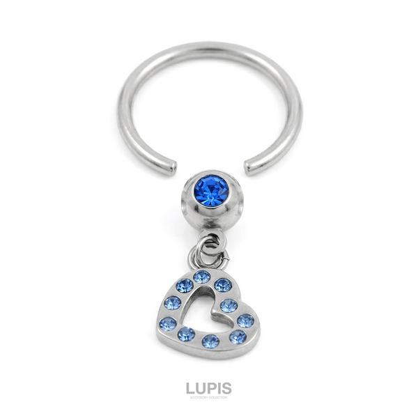 LUPIS（ルピス） ボディピアス キャプティブビーズリング 16G ハート